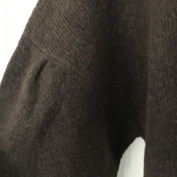 Rebecca Minkoff Women's Harper V-Neck Sweater, Brown, L - Picture 2 of 5